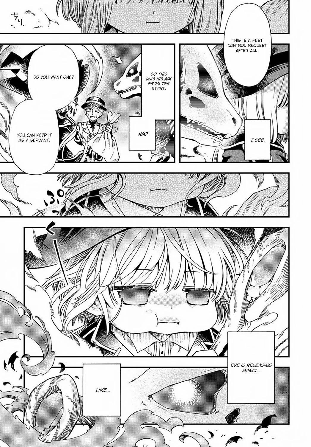 Hone Dragon no Mana Musume Chapter 3 page 22 - Chapter 3: The Witch's job has begun