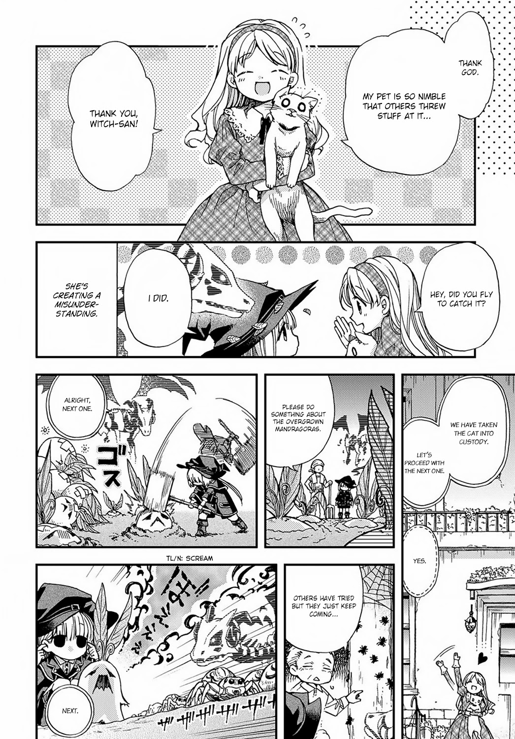 Hone Dragon no Mana Musume Chapter 3 page 5 - Chapter 3: The Witch's job has begun