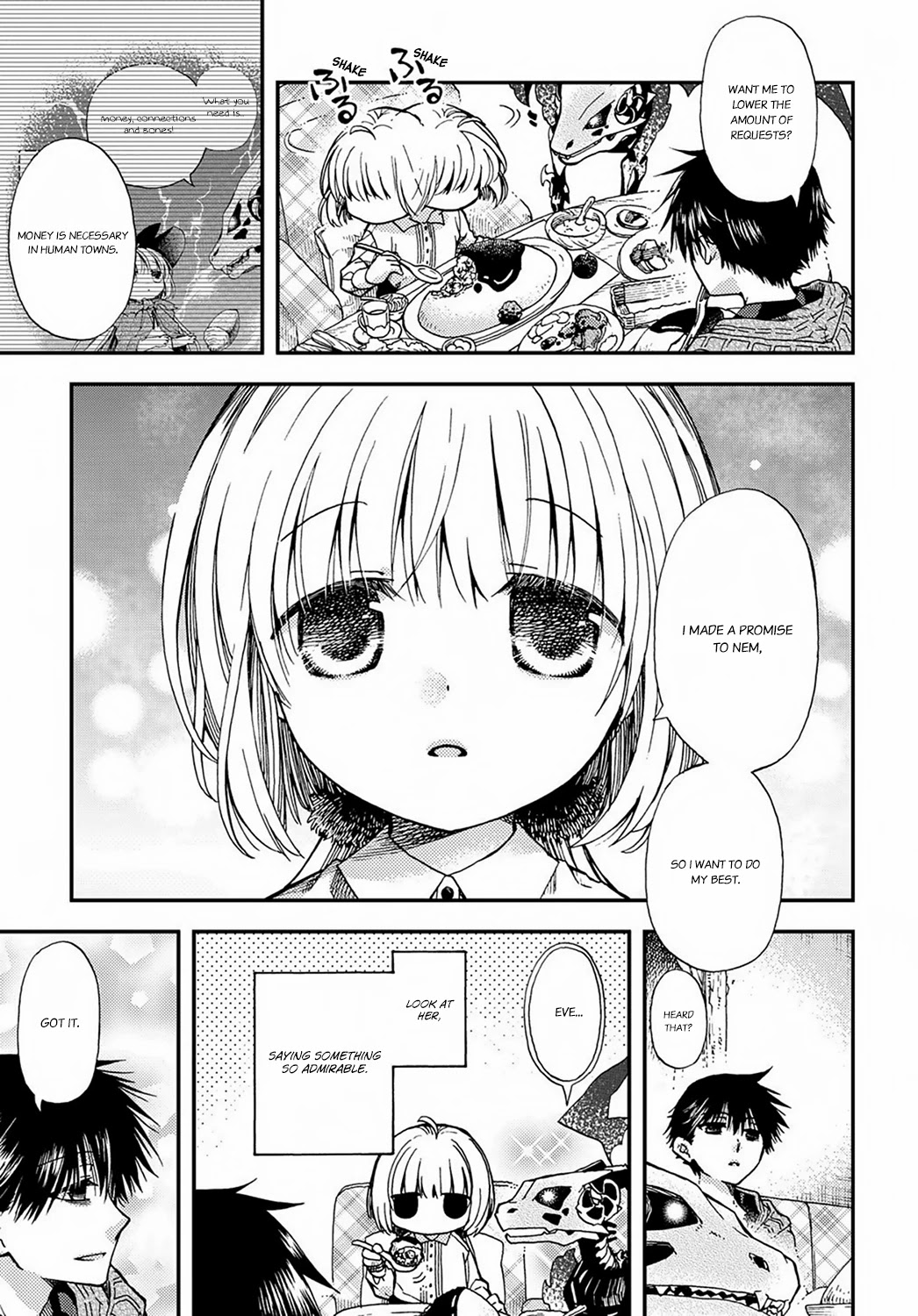 Hone Dragon no Mana Musume Chapter 3 page 8 - Chapter 3: The Witch's job has begun