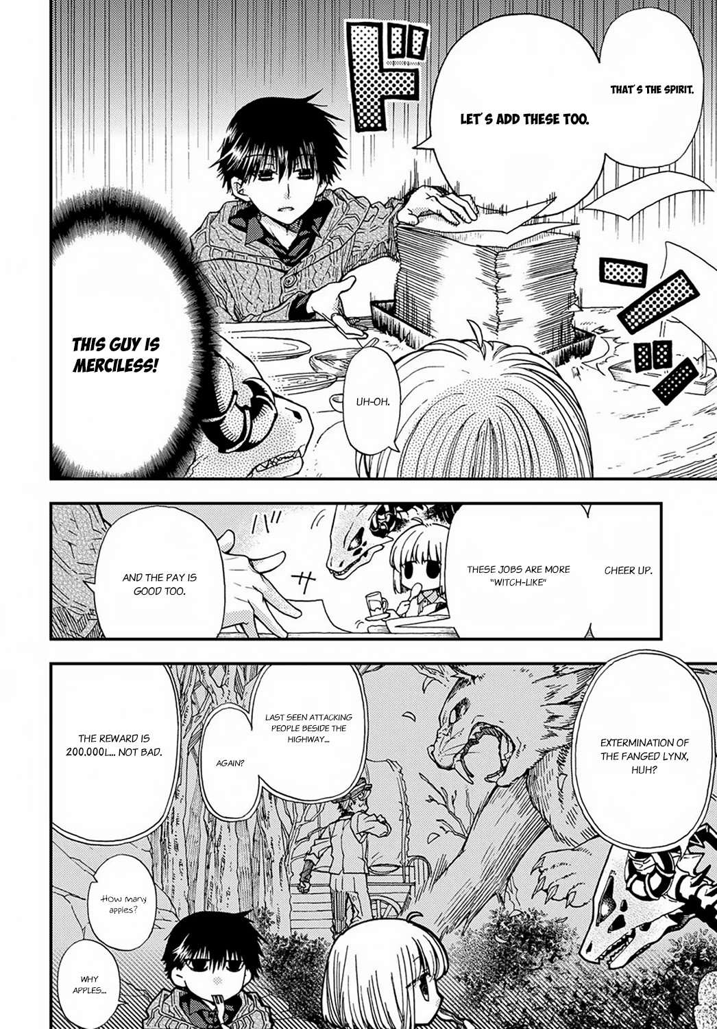 Hone Dragon no Mana Musume Chapter 3 page 9 - Chapter 3: The Witch's job has begun