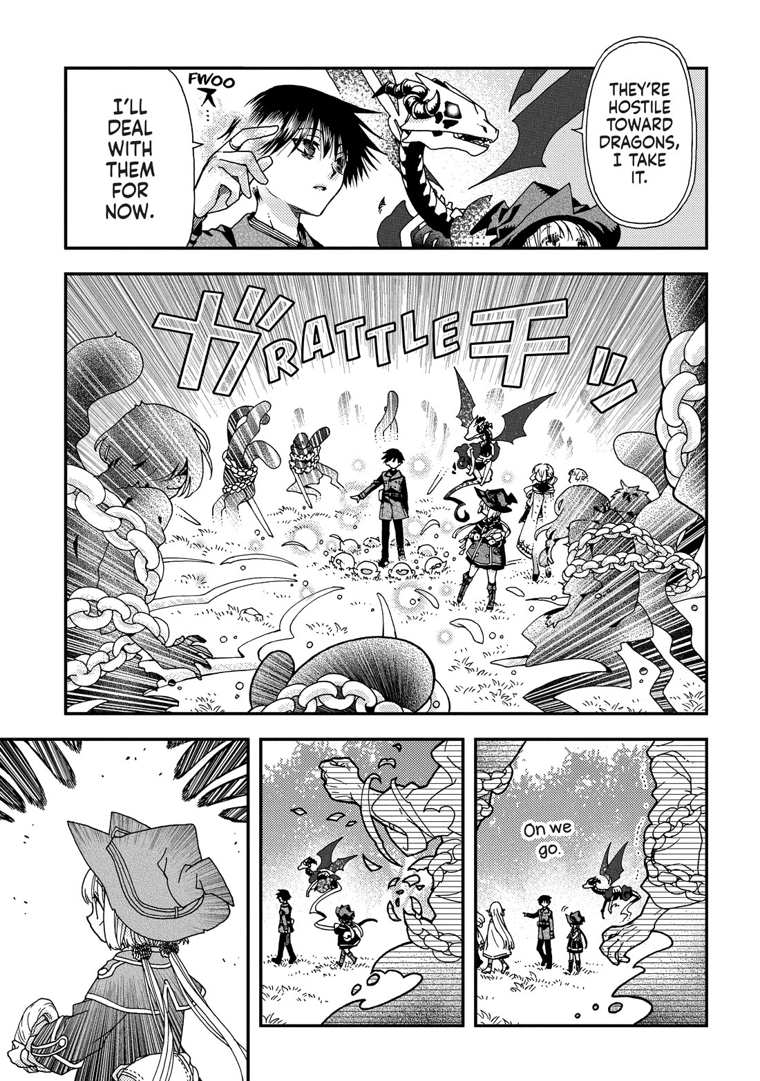 Hone Dragon no Mana Musume Chapter 36 page 3 - Chapter 36