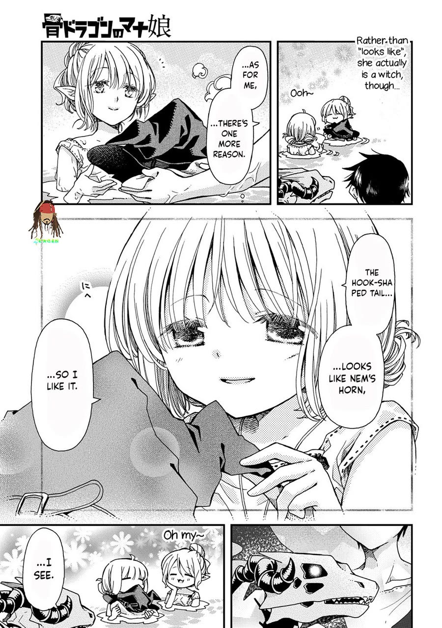 Hone Dragon no Mana Musume Chapter 39 page 13 - Chapter 39: Hot Spring and Dragon Feelings