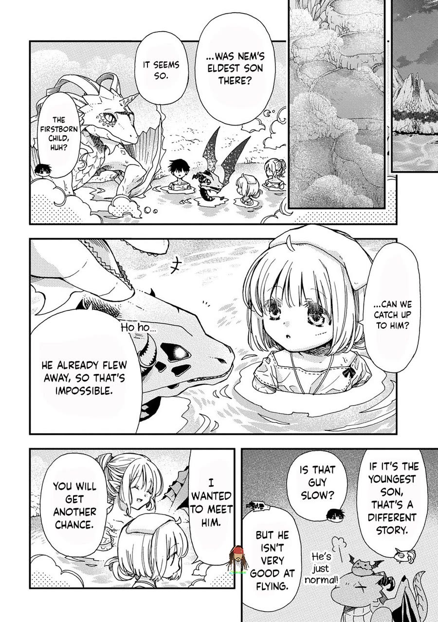Hone Dragon no Mana Musume Chapter 39 page 2 - Chapter 39: Hot Spring and Dragon Feelings