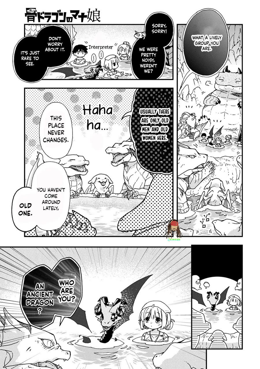 Hone Dragon no Mana Musume Chapter 39 page 5 - Chapter 39: Hot Spring and Dragon Feelings