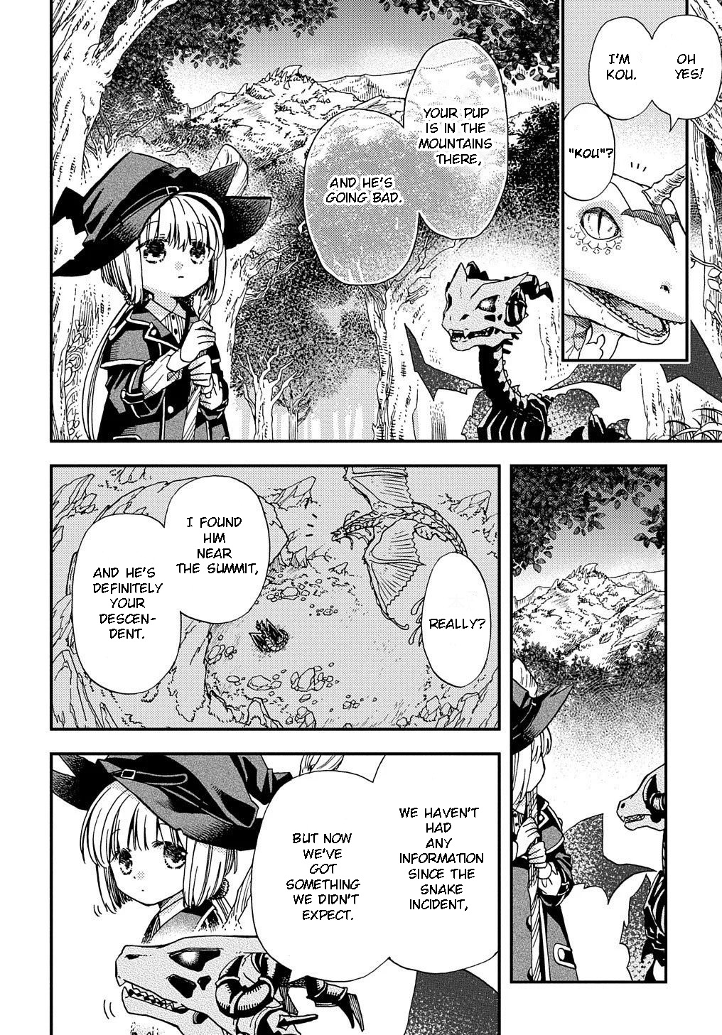 Hone Dragon no Mana Musume Chapter 4 page 6 - Chapter 4: When the flying dragon comes, the innkeepers will make money.
