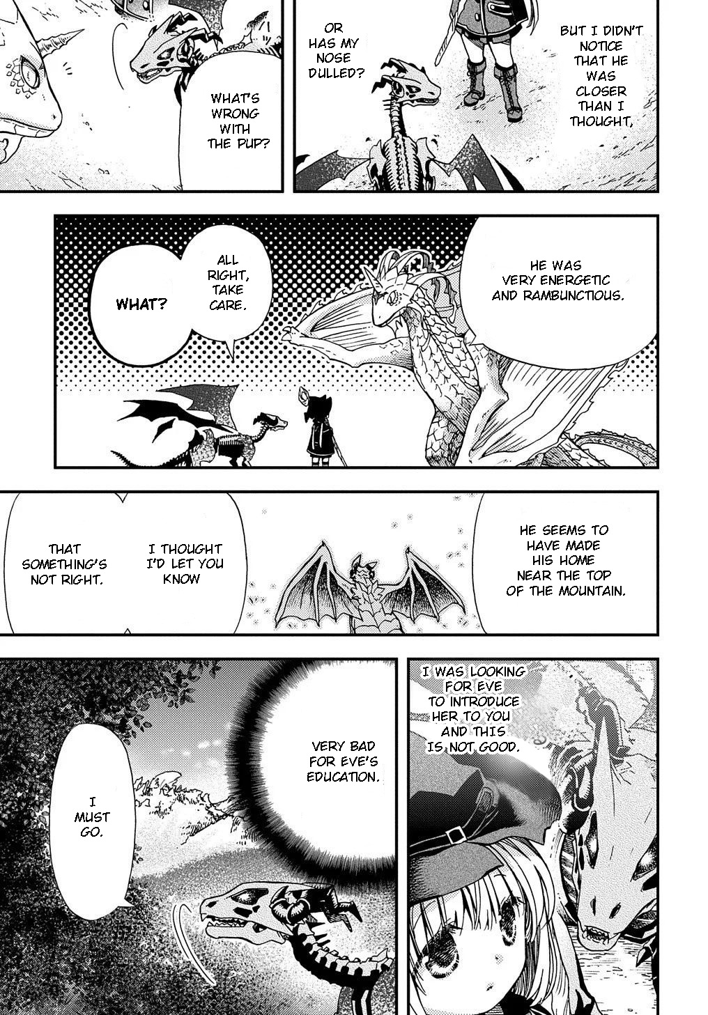 Hone Dragon no Mana Musume Chapter 4 page 7 - Chapter 4: When the flying dragon comes, the innkeepers will make money.
