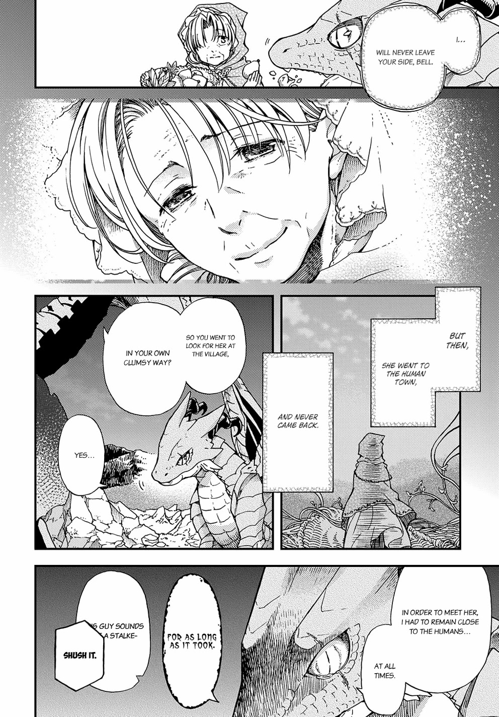 Hone Dragon no Mana Musume Chapter 6 page 11 - Chapter 6: The witch and the dragon