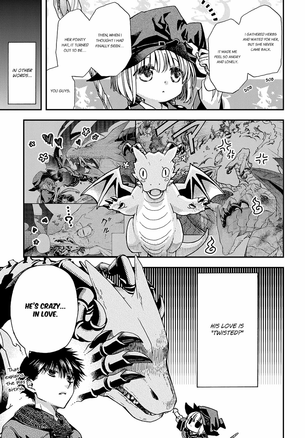 Hone Dragon no Mana Musume Chapter 6 page 12 - Chapter 6: The witch and the dragon