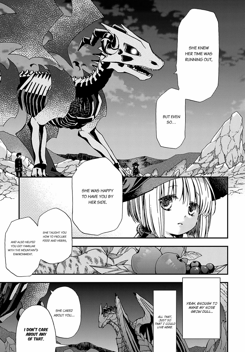 Hone Dragon no Mana Musume Chapter 6 page 14 - Chapter 6: The witch and the dragon