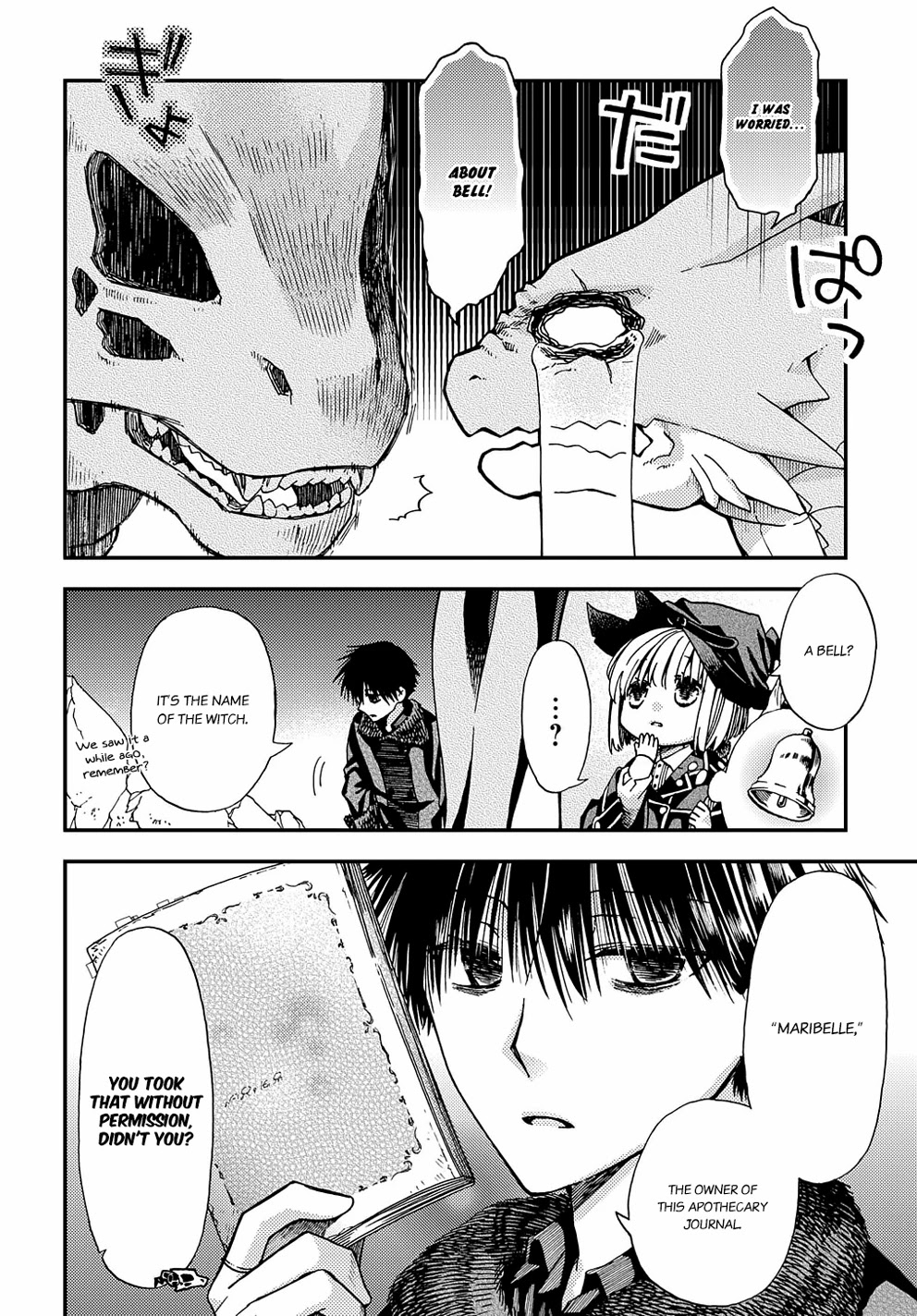 Hone Dragon no Mana Musume Chapter 6 page 7 - Chapter 6: The witch and the dragon
