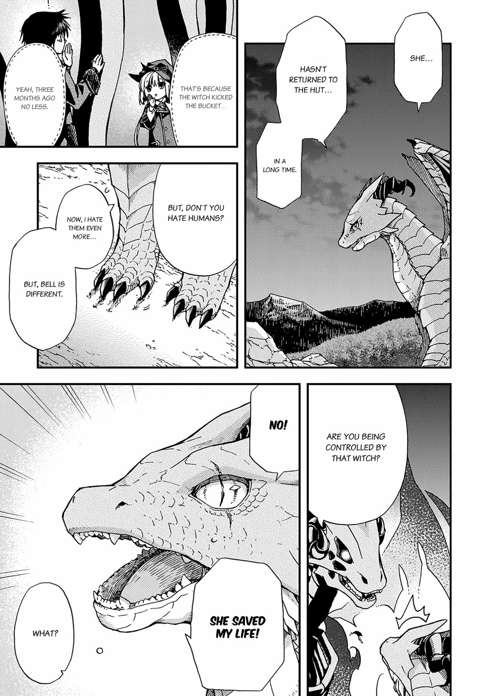 Hone Dragon no Mana Musume Chapter 6 page 8 - Chapter 6: The witch and the dragon