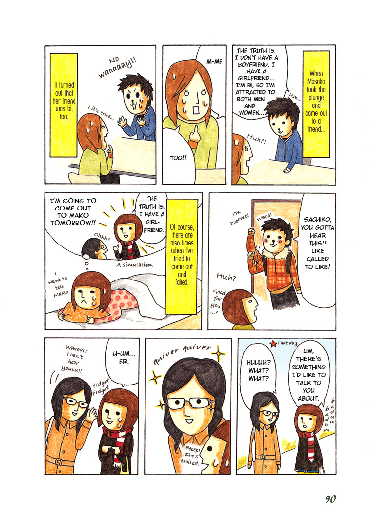 Honey & Honey Chapter 14 page 4 - Chapter 14: Coming Out To Friends (Part A)