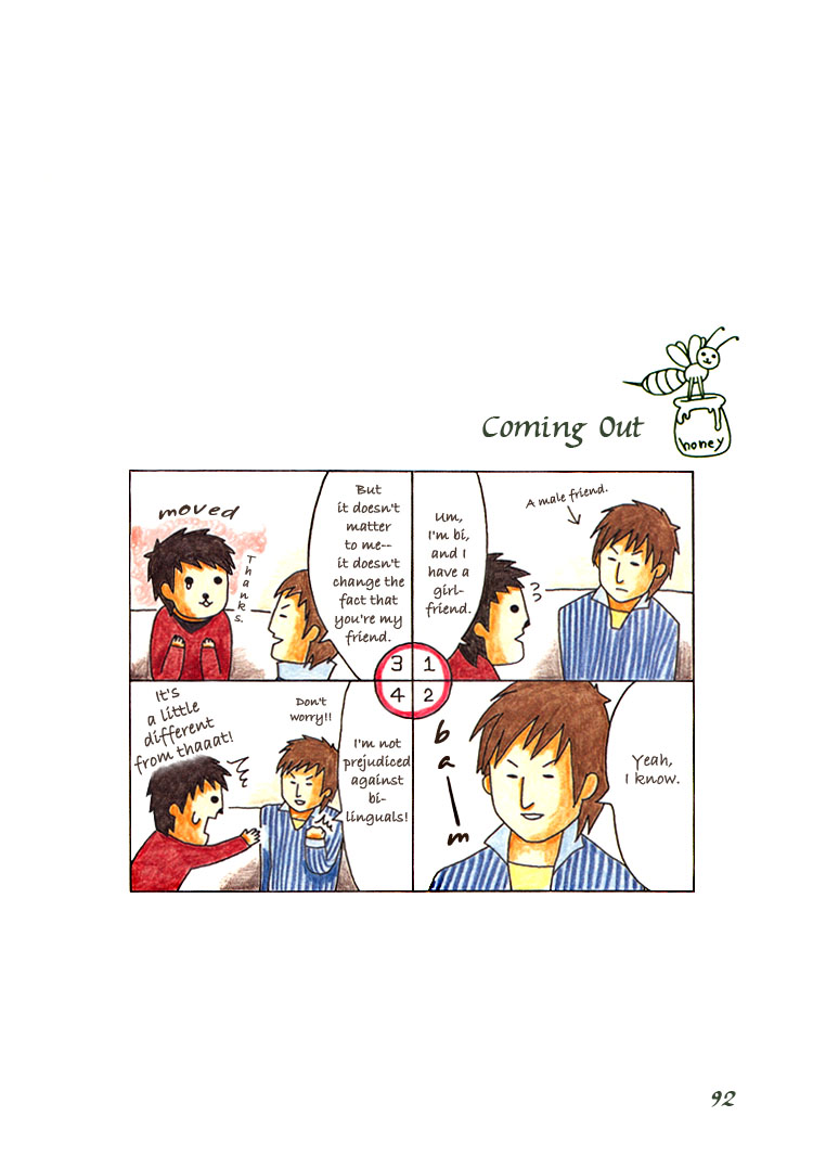 Honey & Honey Chapter 14 page 6 - Chapter 14: Coming Out To Friends (Part A)