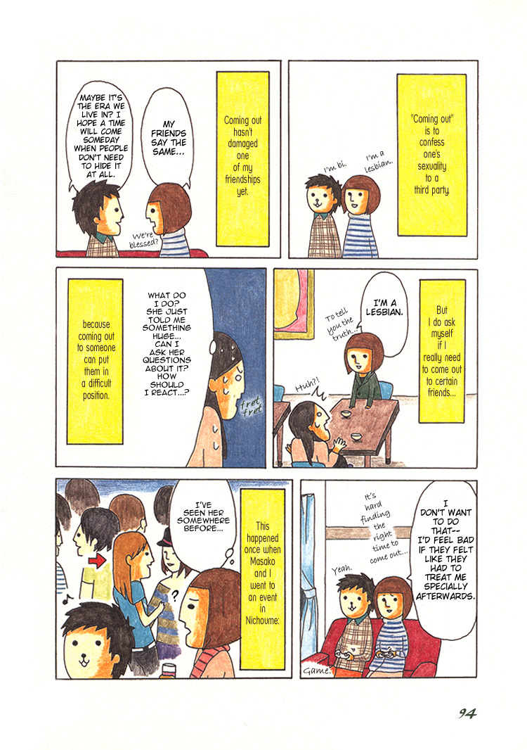 Honey & Honey Chapter 15 page 2 - Chapter 15: Coming Out To Friends (Part B)