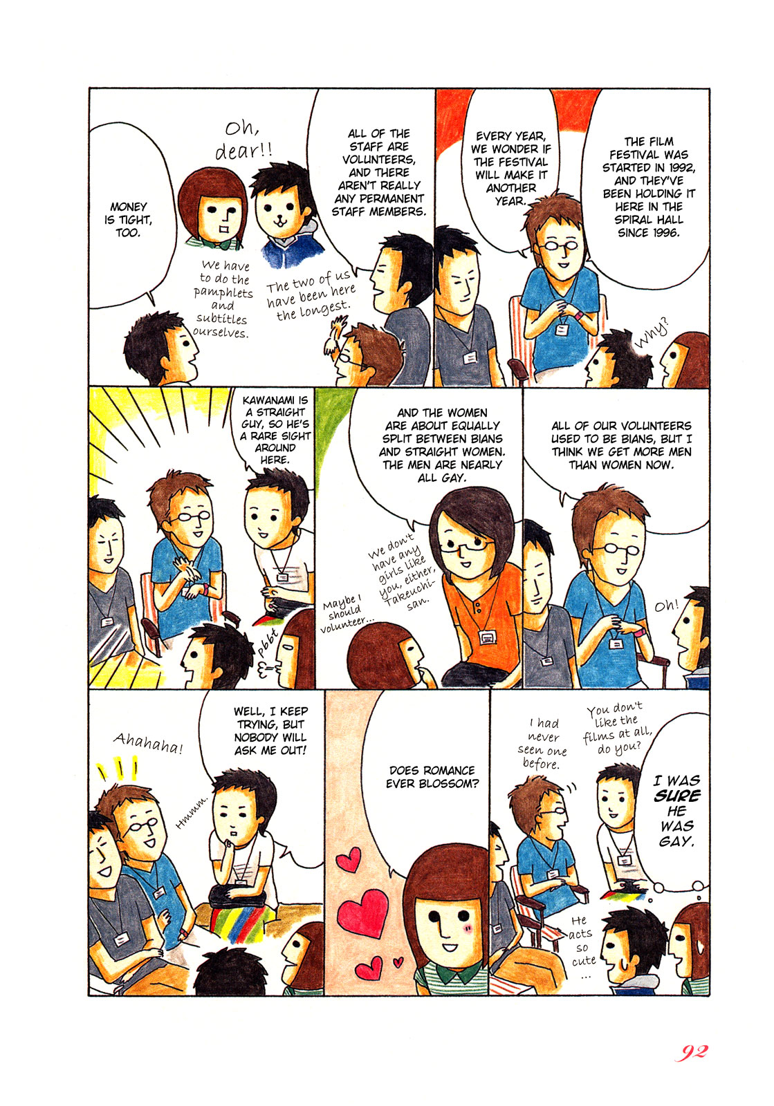 Honey & Honey Chapter 29 page 2 - Chapter 29: Report on the 15th Tokyo International Lesbian & Gay Film Festival