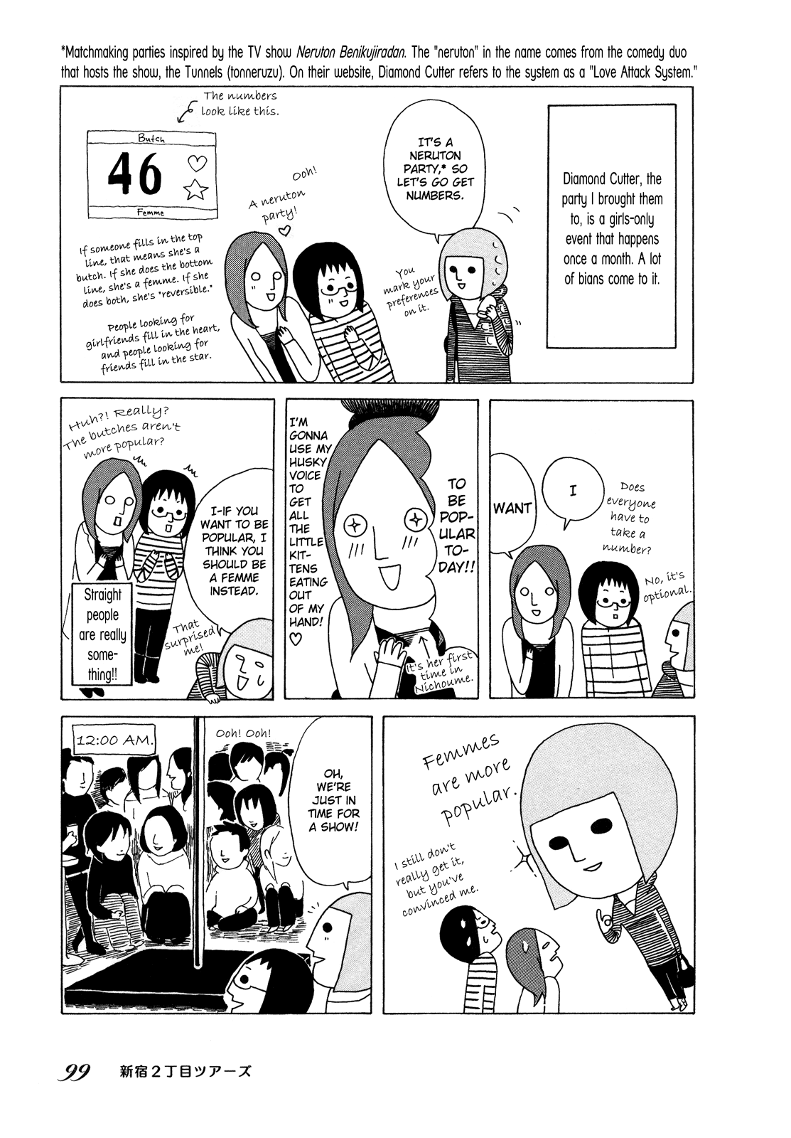 Honey & Honey Chapter 30 page 2 - Chapter 30: Shinjuku Nichoume Event Tours