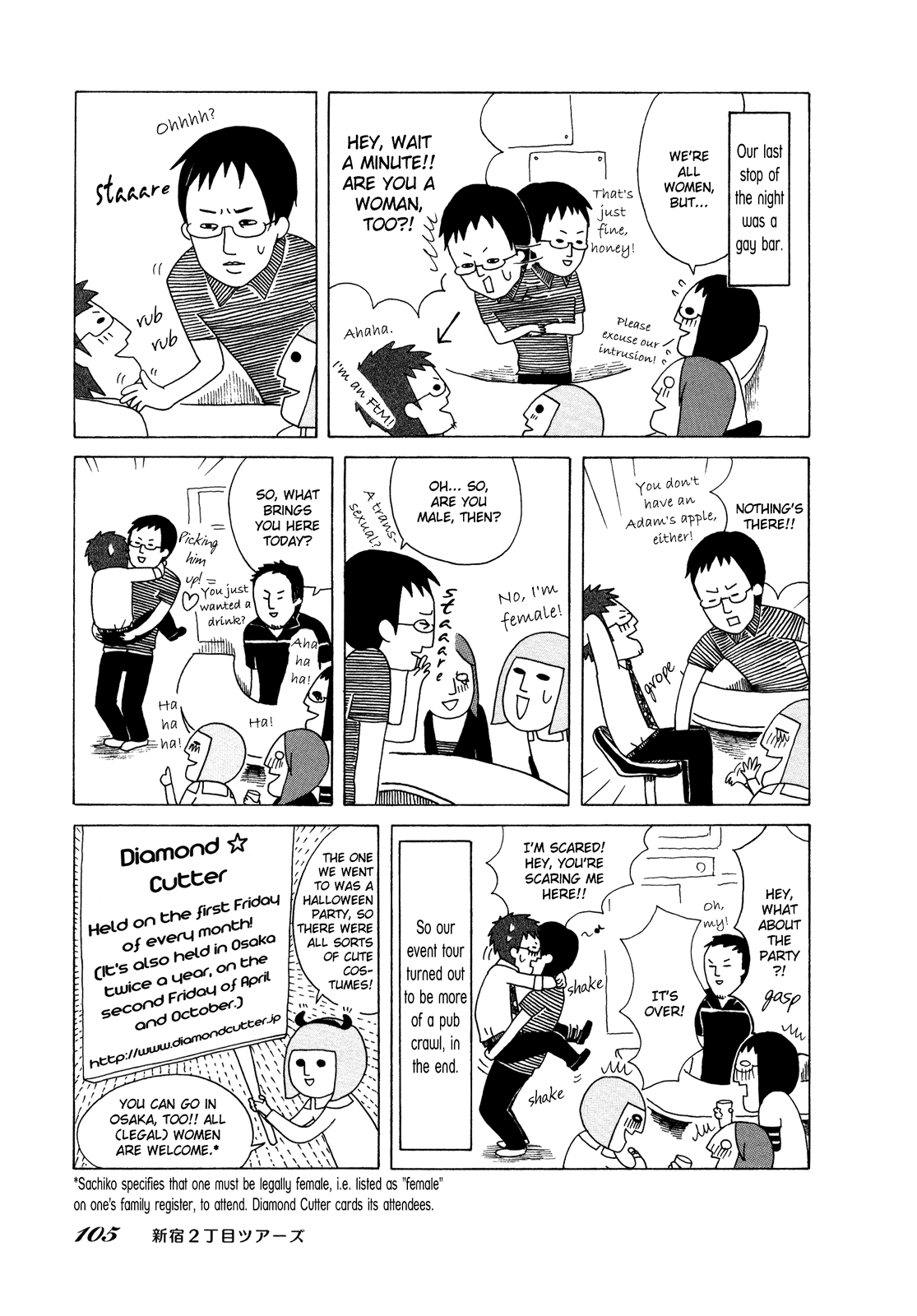 Honey & Honey Chapter 30 page 8 - Chapter 30: Shinjuku Nichoume Event Tours