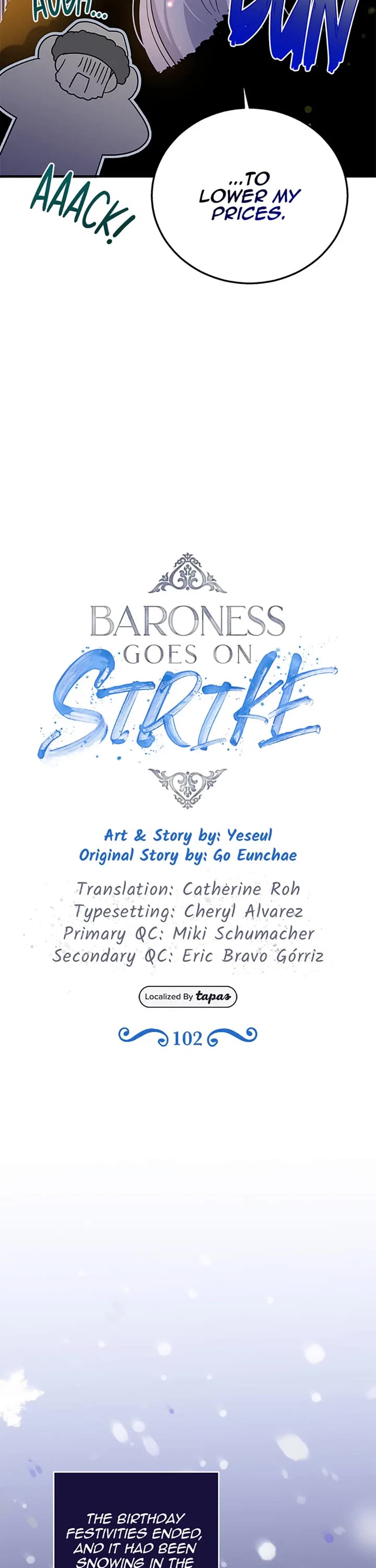 Honey, I’m Going On a Strike Chapter 102 page 13 - Chapter 102: The Bitter Cold