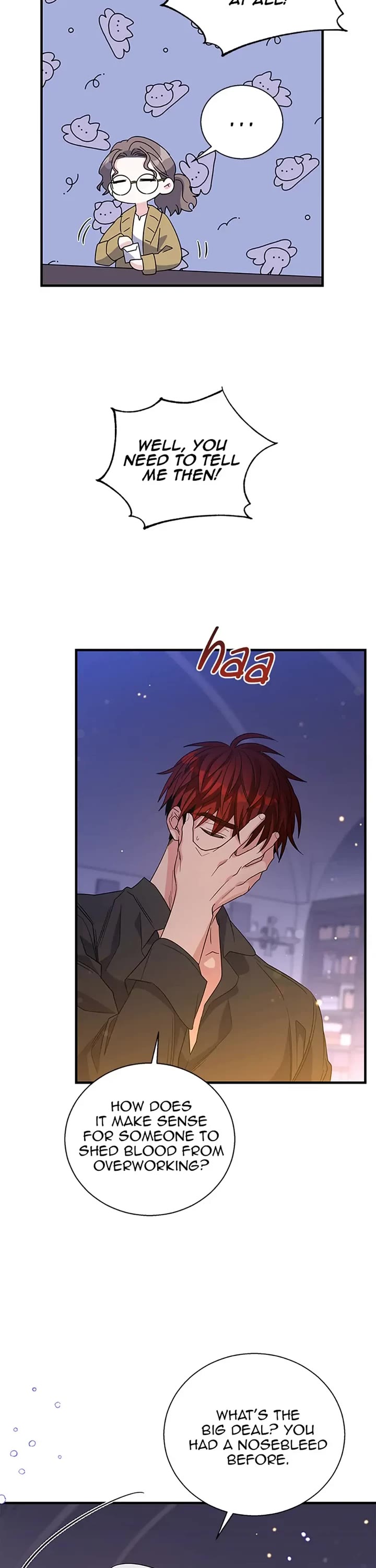 Honey, I’m Going On a Strike Chapter 76 page 13 - Chapter 76: Nosebleeds