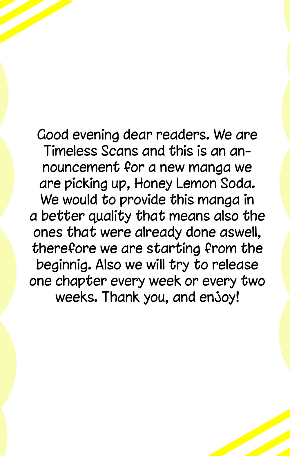 Honey Lemon Soda Chapter 1 page 3 - Chapter 1