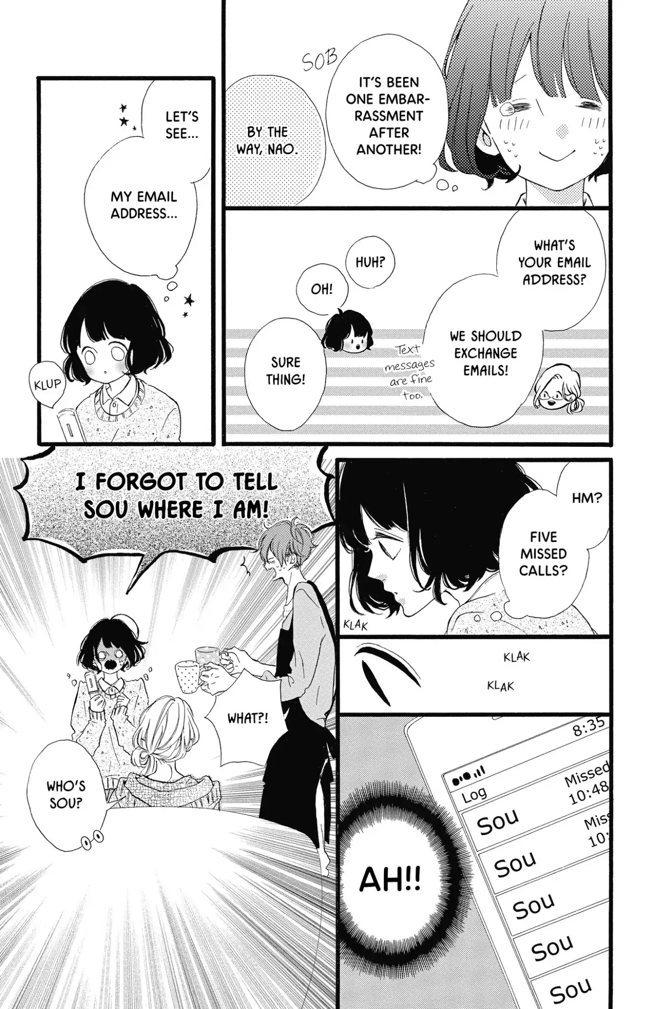 Honey (MEGURO Amu) Chapter 23 page 13 - Chapter 23: Vol.5 #23: Sou's Situation