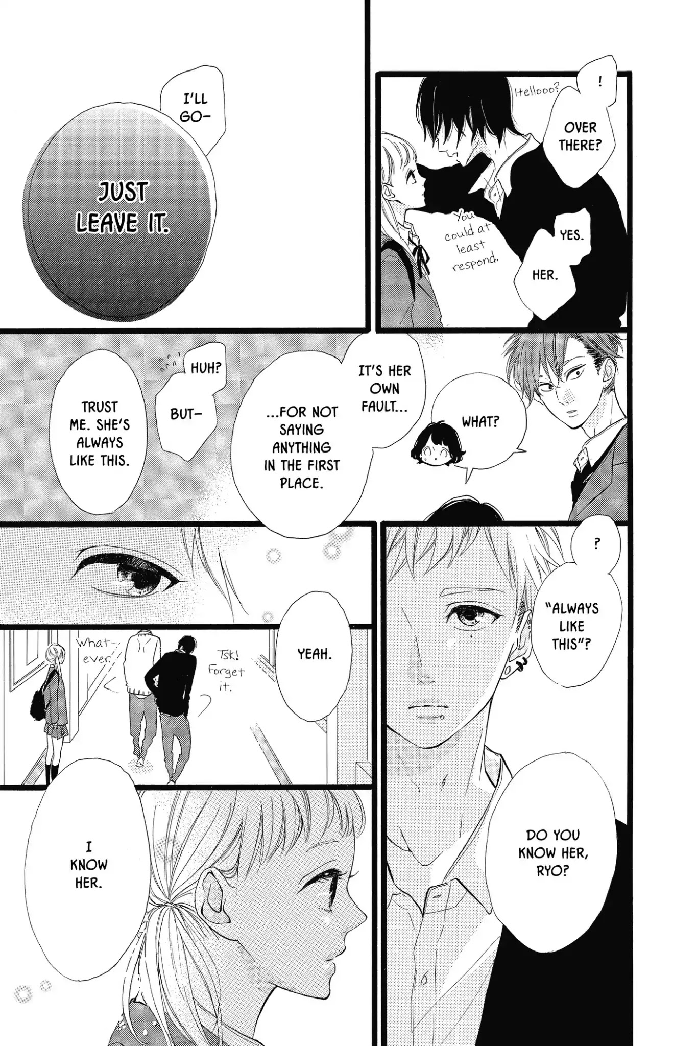 Honey (MEGURO Amu) Chapter 27 page 9 - Chapter 27: Vol.6 #27: Who's He?