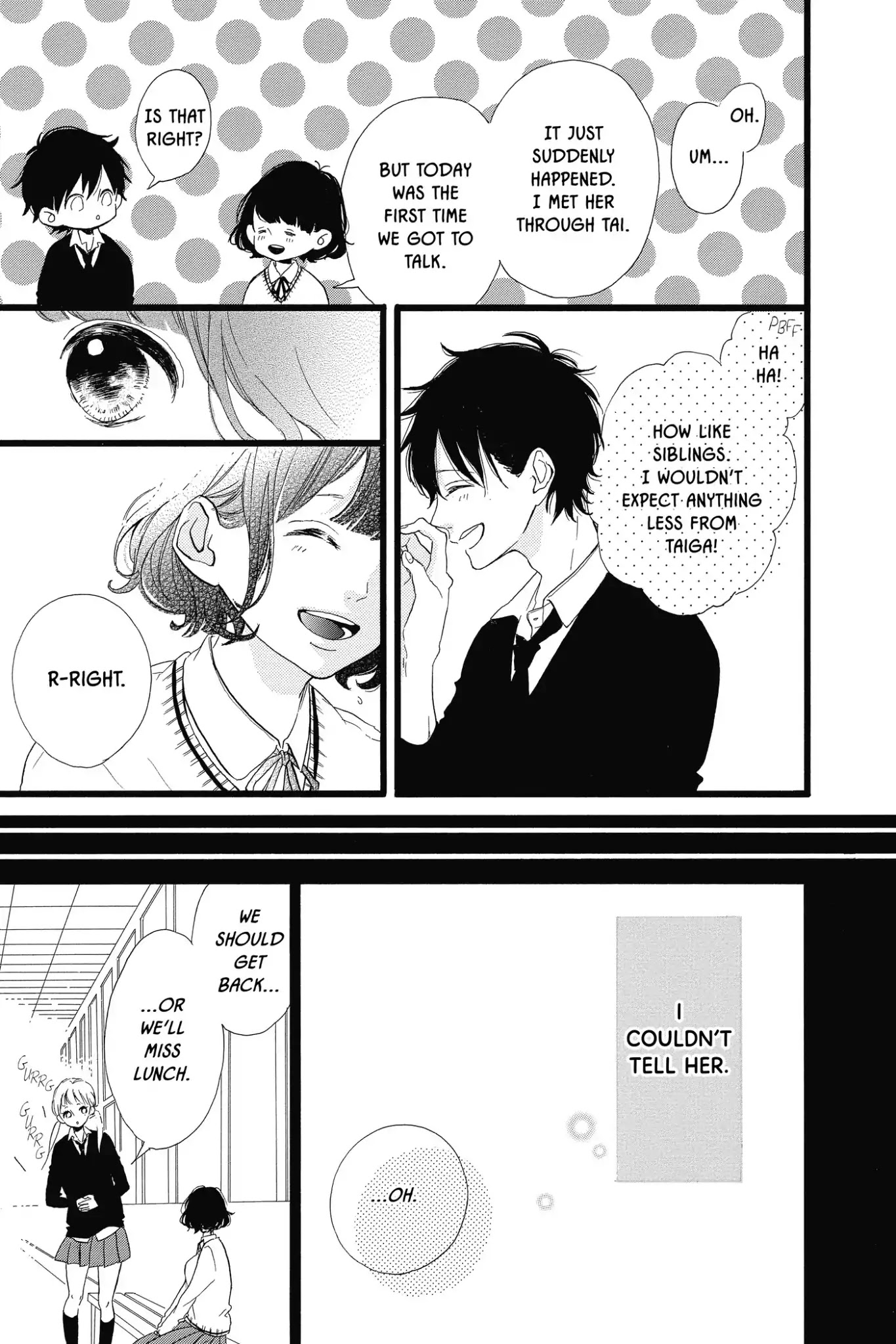 Honey (MEGURO Amu) Chapter 31 page 9 - Chapter 31: Vol.7 #31: Anxiety