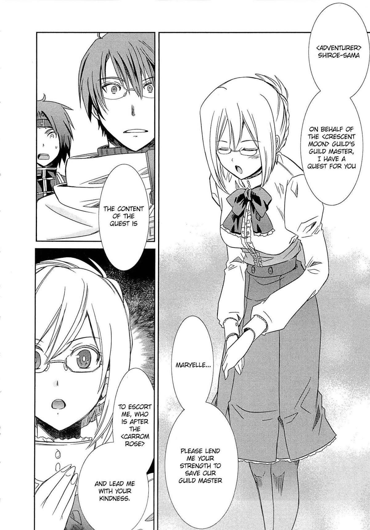Honey Moon Logs - Log Horizon Chapter 3 page 10 - Chapter 3
