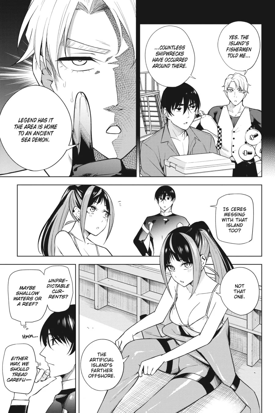 Honey Trap Shared House Chapter 20 page 14 - Chapter 20: Island of the Deep Ones