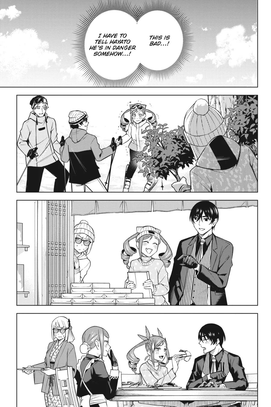 Honey Trap Shared House Chapter 24 page 13 - Chapter 24: Snow-Capped Mountains x Hot Springs = ?
