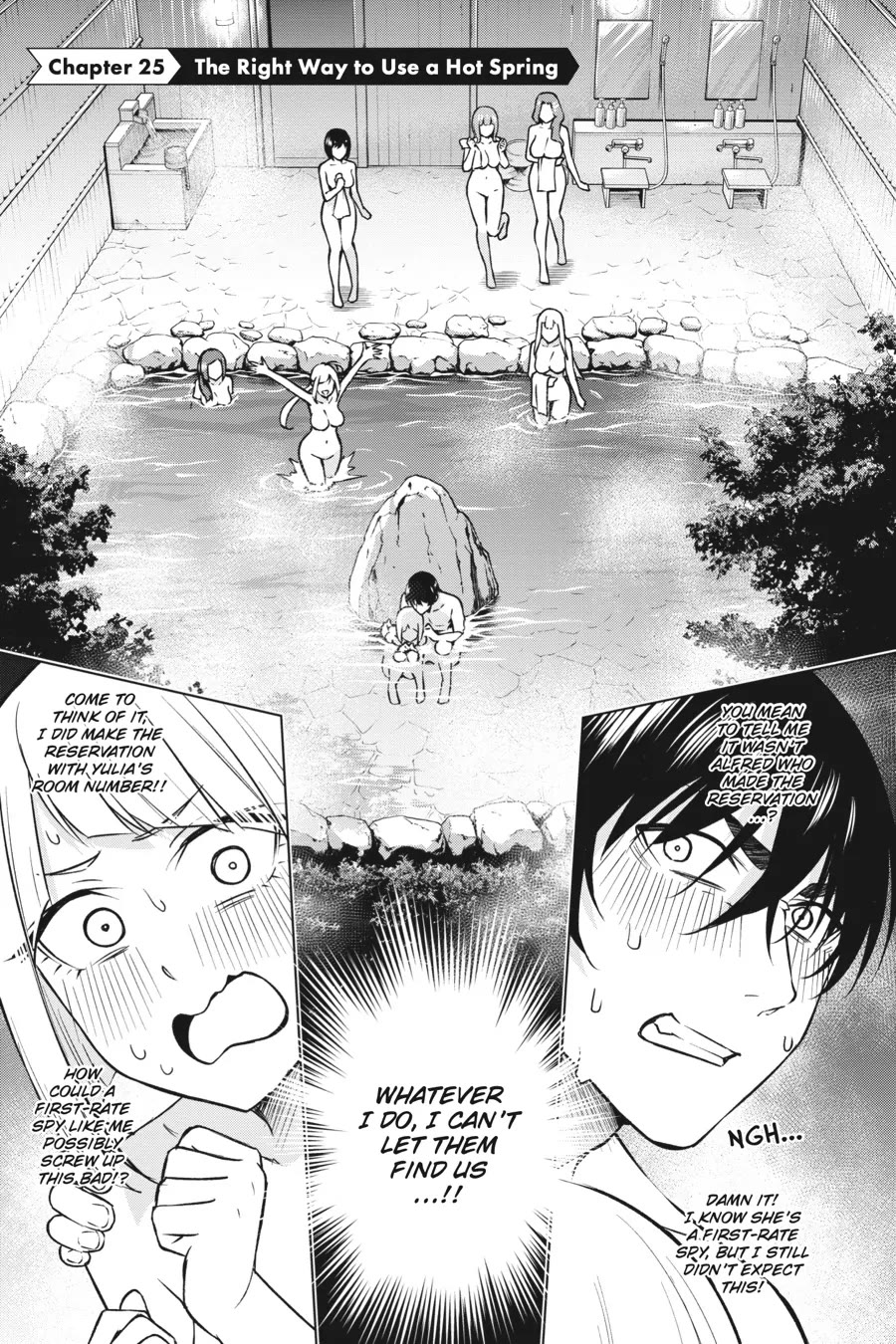 Honey Trap Shared House Chapter 25 page 1 - Chapter 25: The Right Way to Use a Hot Spring
