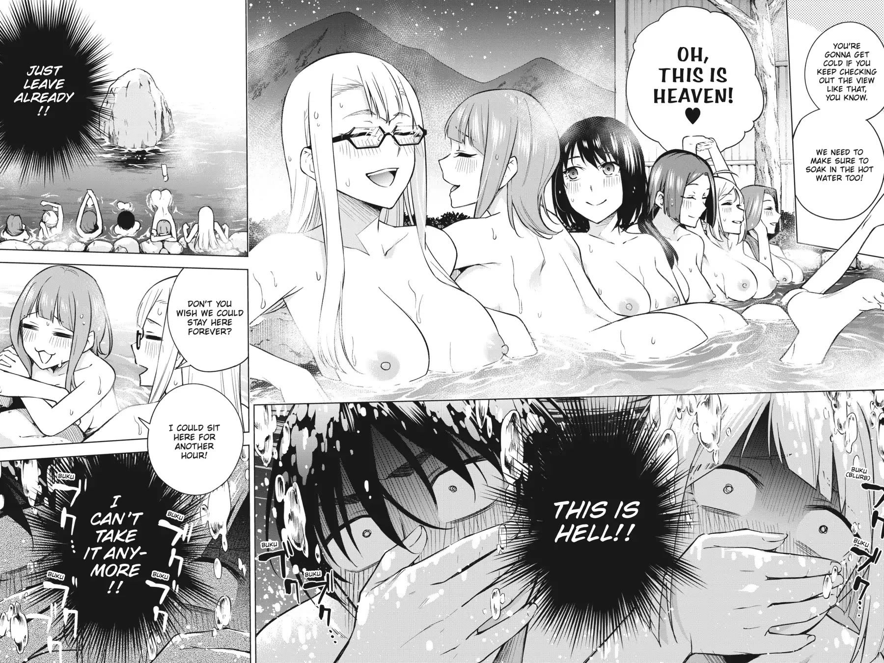 Honey Trap Shared House Chapter 25 page 10 - Chapter 25: The Right Way to Use a Hot Spring