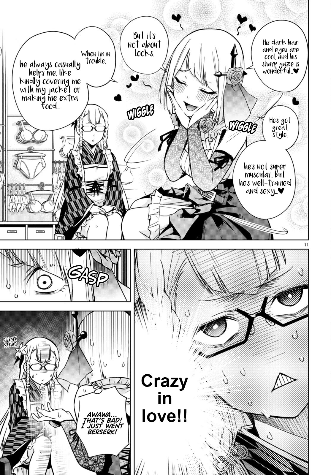 Honey Trap Shared House Chapter 9.5 page 12 - Chapter 9.5: Girls Talk of Love and Intrigue (No Nut November Edition)