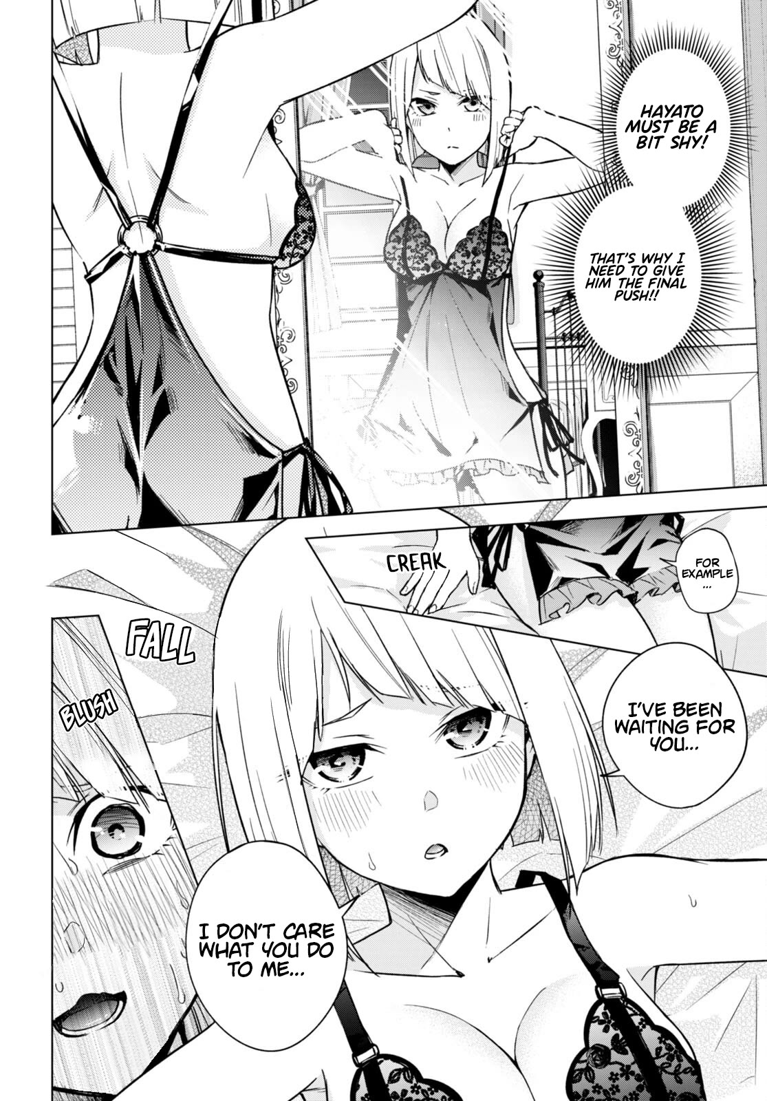 Honey Trap Shared House Chapter 9.5 page 9 - Chapter 9.5: Girls Talk of Love and Intrigue (No Nut November Edition)