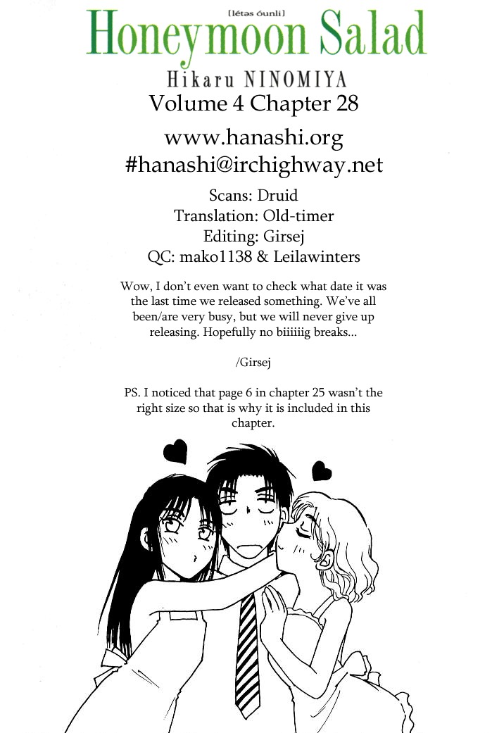 Honeymoon Salad Chapter 28 page 28 - Chapter 28: Chapter 28