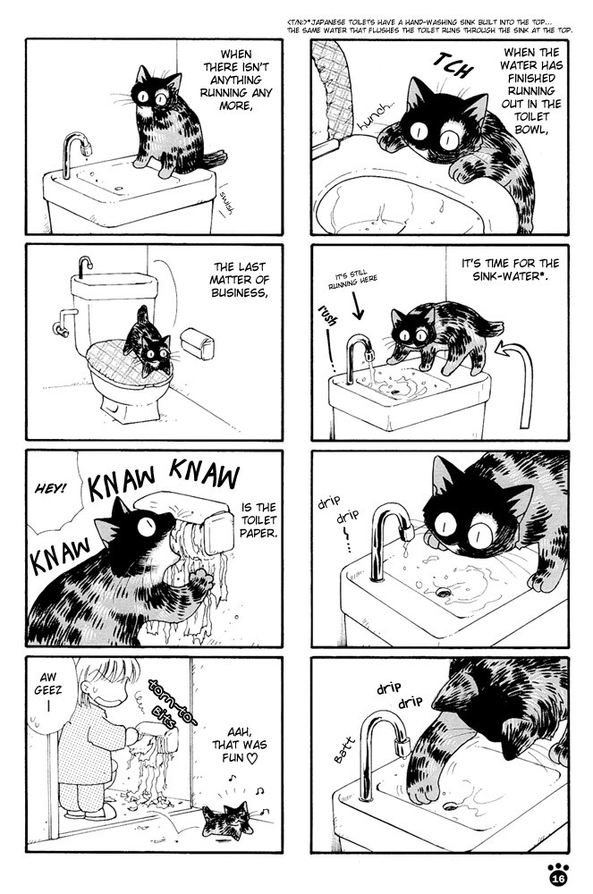 Honjitsu no Neko Chapter 3 page 3 - Chapter 3: Deruderu Loves The Toilet