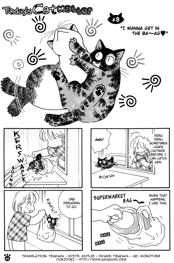 Honjitsu no Neko Chapter 8 page 2 - Chapter 8: I Wanna Get In The Ba~ag?