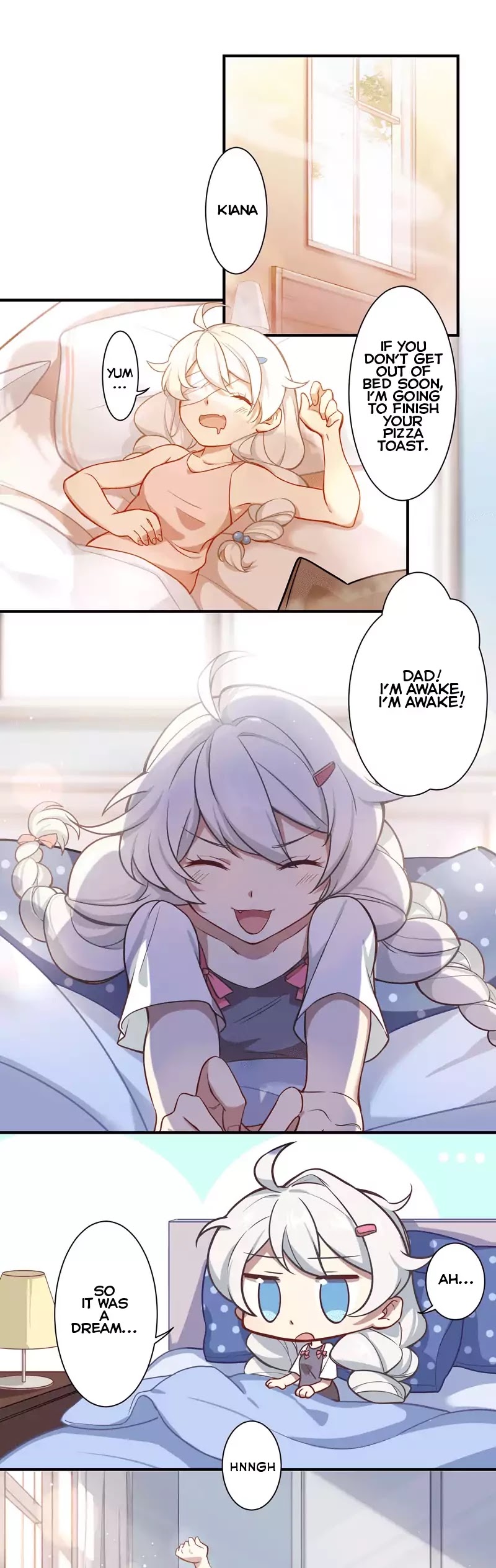 Honkai Impact 3 - Valkyries' Dining Escapades Chapter 2 page 1 - Chapter 2: The Burnt Pizza Toast