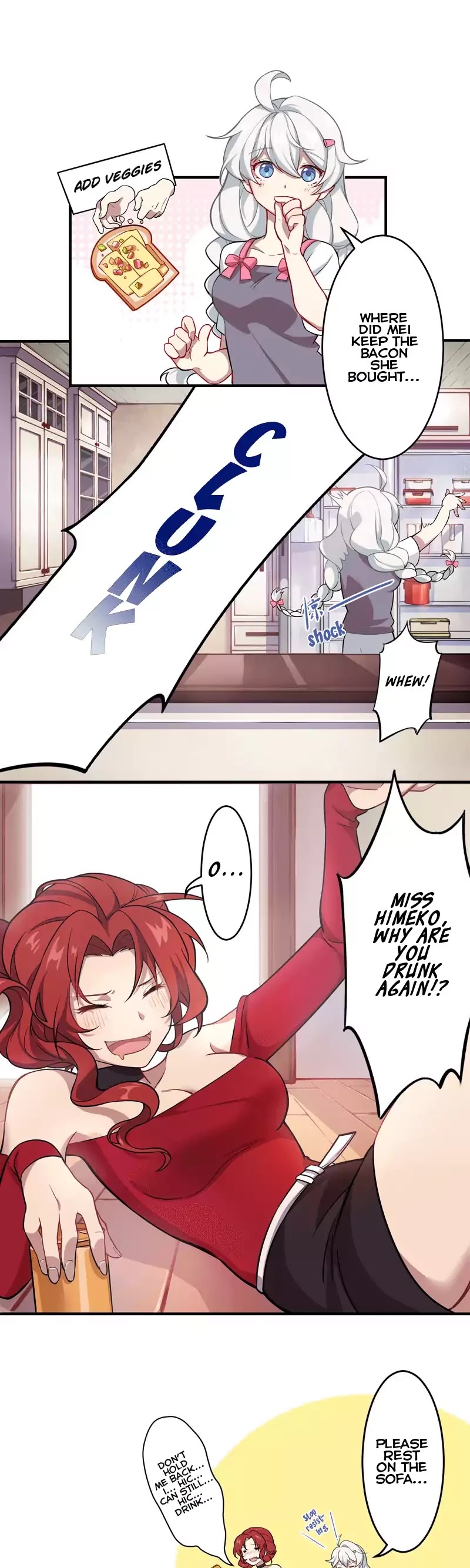 Honkai Impact 3 - Valkyries' Dining Escapades Chapter 2 page 6 - Chapter 2: The Burnt Pizza Toast