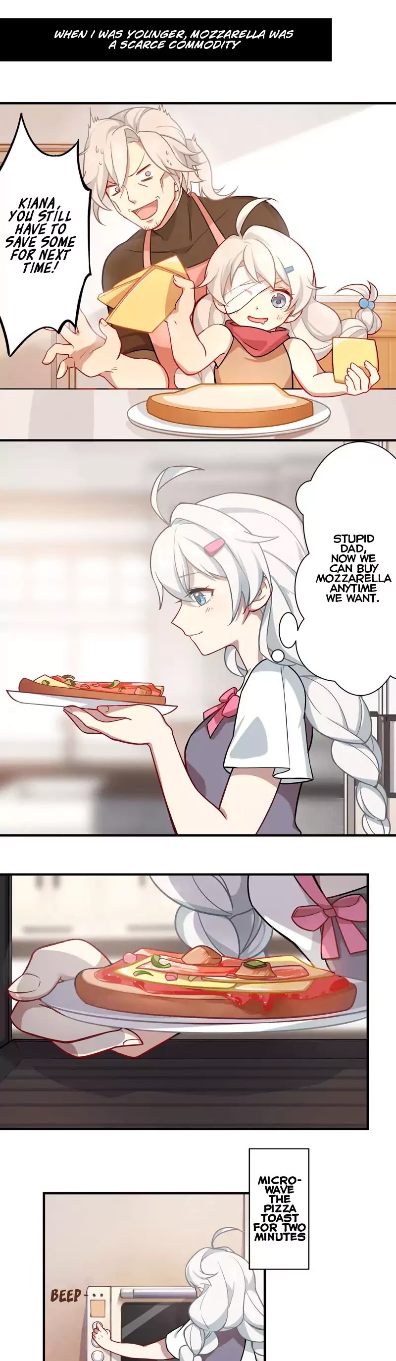 Honkai Impact 3 - Valkyries' Dining Escapades Chapter 2 page 8 - Chapter 2: The Burnt Pizza Toast