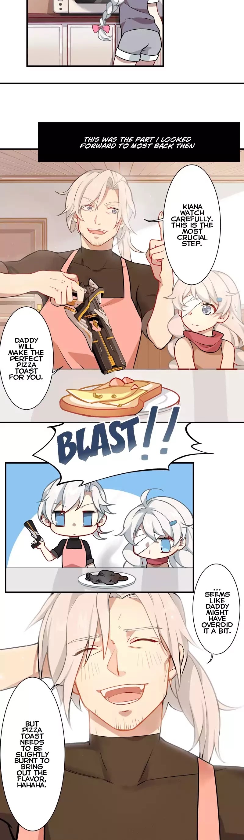 Honkai Impact 3 - Valkyries' Dining Escapades Chapter 2 page 9 - Chapter 2: The Burnt Pizza Toast
