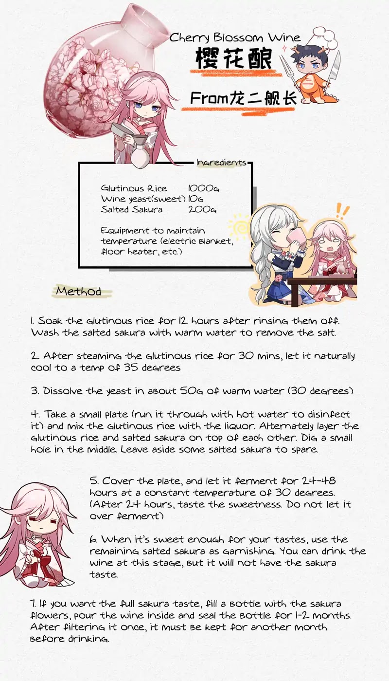 Honkai Impact 3 - Valkyries' Dining Escapades Chapter 8 page 21 - Chapter 8: Cherry Blossom Wine at Omagatoki