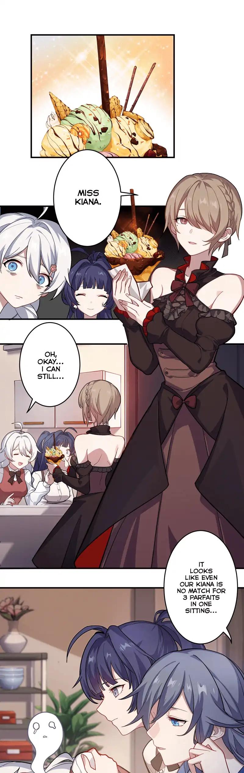 Honkai Impact 3 - Valkyries' Dining Escapades Chapter 9 page 1 - Chapter 9: The Perfect Molten Chocolate Cake