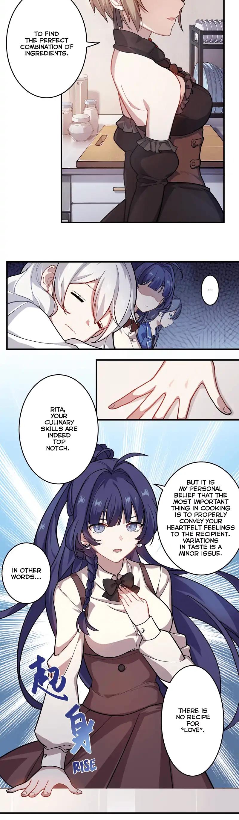Honkai Impact 3 - Valkyries' Dining Escapades Chapter 9 page 4 - Chapter 9: The Perfect Molten Chocolate Cake
