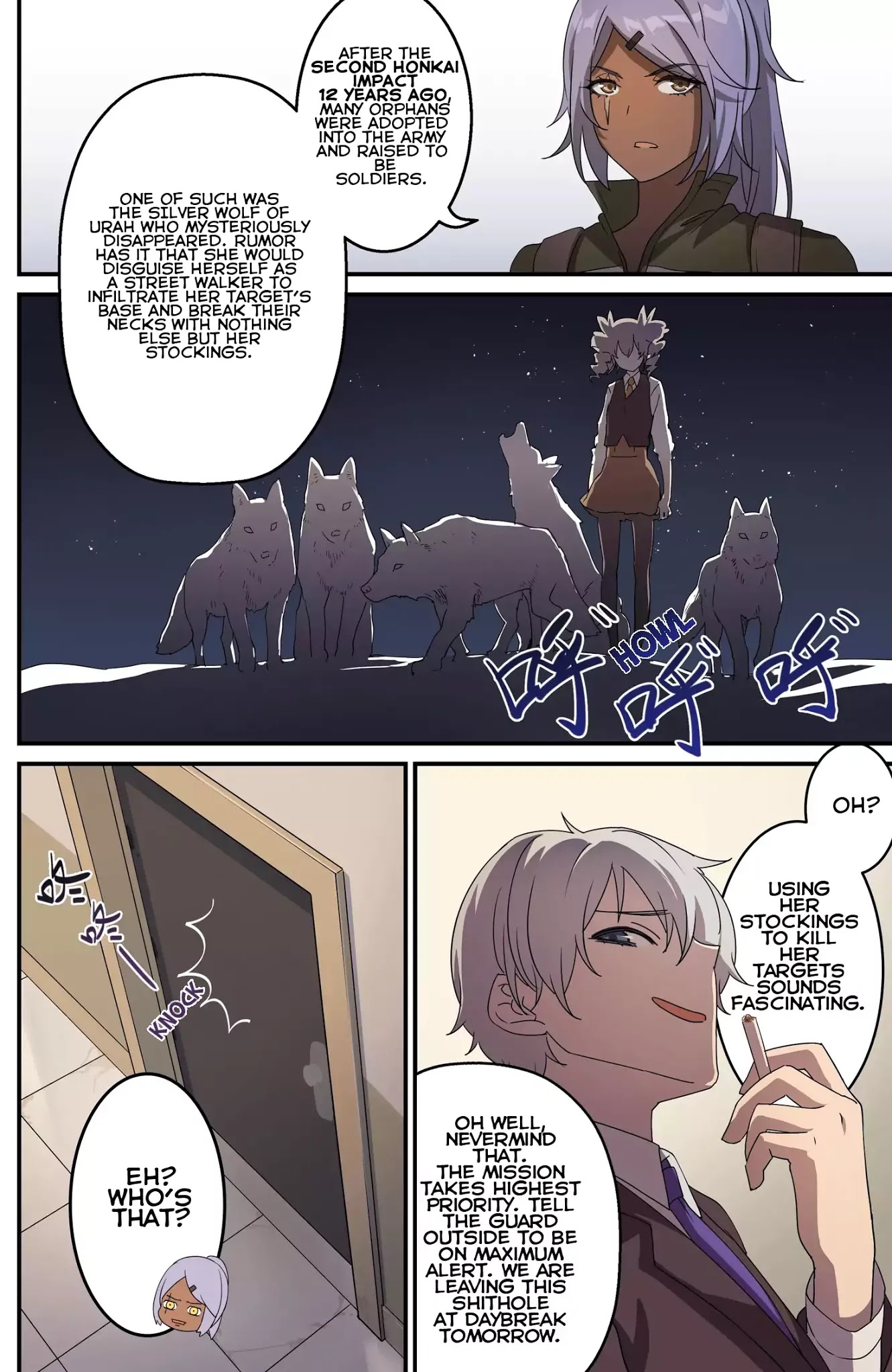 Honkai Impact 3 - Violet Sea Story Chapter 3 page 5 - Chapter 3: Silver Wolf