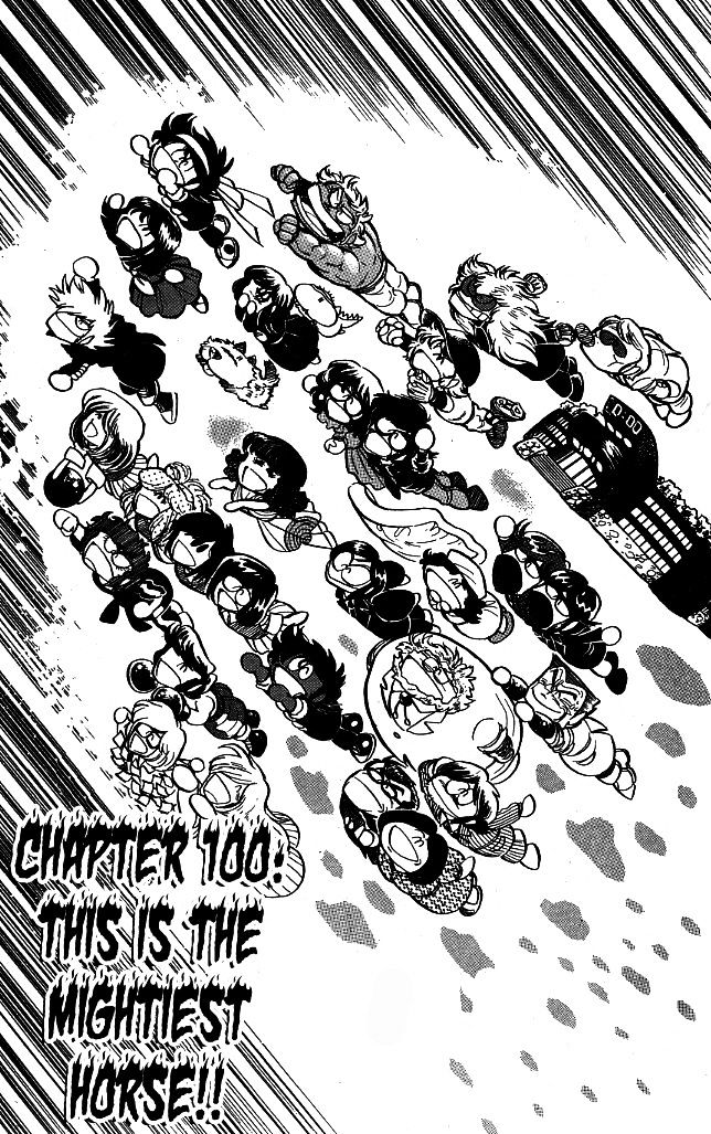 Honoo no Tenkousei Chapter 100 page 1 - Chapter 100 : This is The Mightiest Horse!!