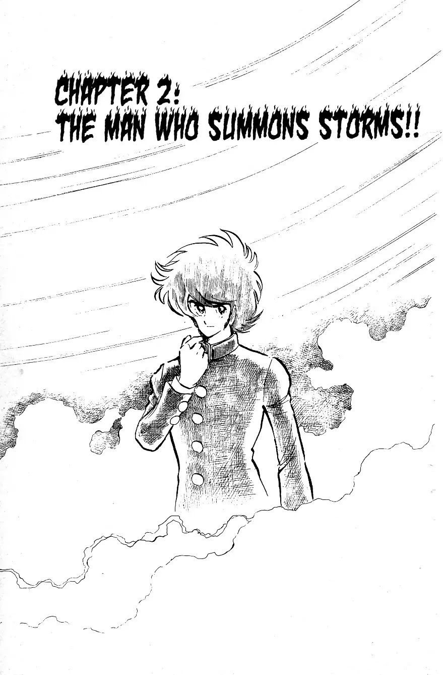 Honoo no Tenkousei Chapter 2 page 1 - Chapter 2 : The Man Who Calls Storms!!