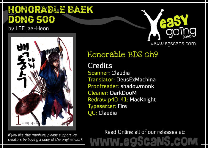 Honorable Baek Dong Soo Chapter 9 page 1 - Chapter 9 : Baby Tiger