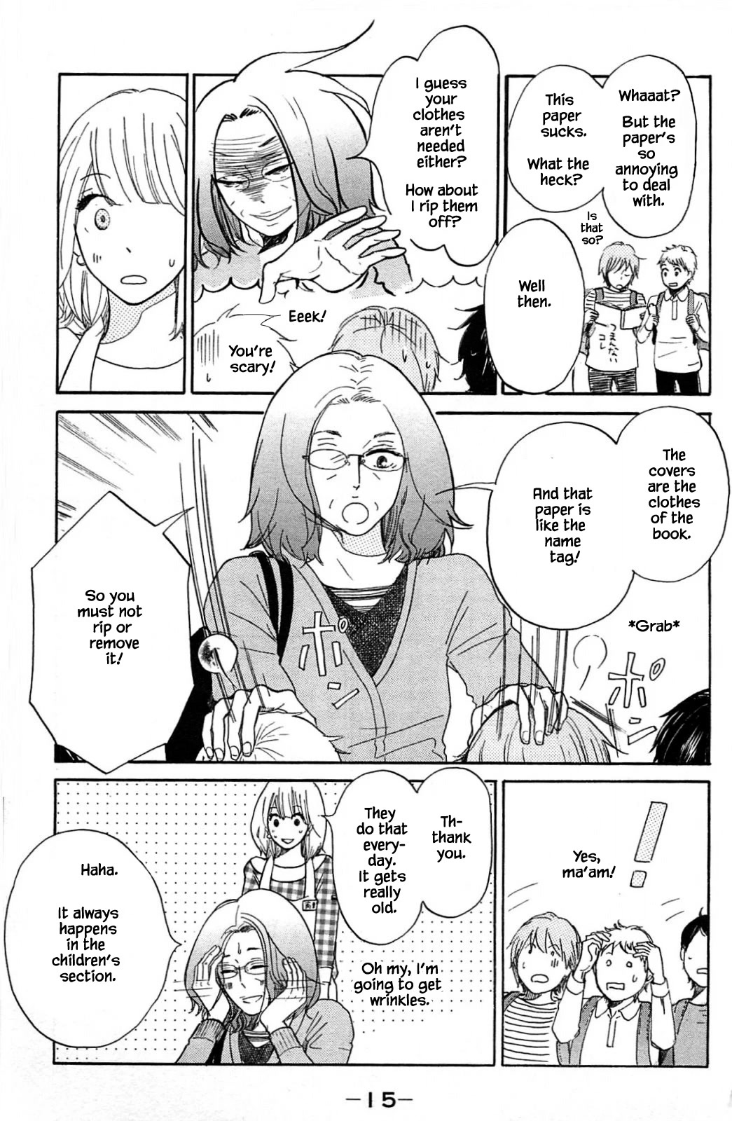 Honya no Mori no Akari Chapter 11.1 page 15 - Chapter 11.1