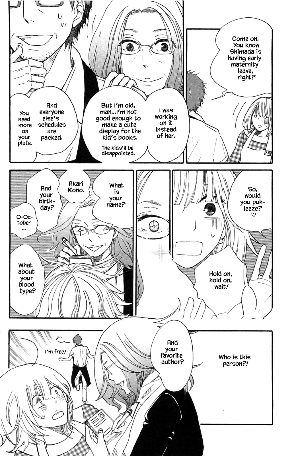 Honya no Mori no Akari Chapter 11.1 page 8 - Chapter 11.1